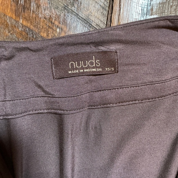 Nuuds Long Belted Cardigan Robe Chocolate Brown YS/XS Soft Lounge - Picture 4 of 7